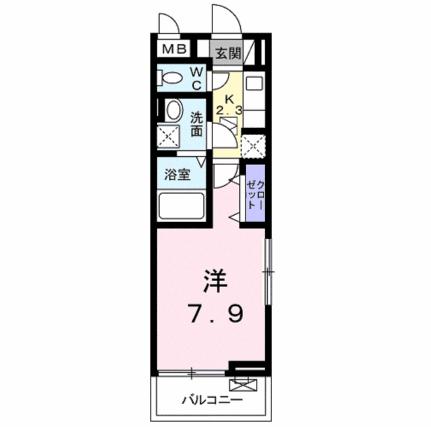 アルファーサウミィー　コーエイ 101｜埼玉県川越市広栄町(賃貸アパート1K・1階・26.09㎡)の写真 その2