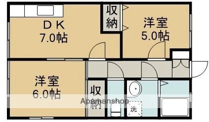 埼玉県川越市大字上戸（賃貸アパート2DK・1階・44.71㎡） その2