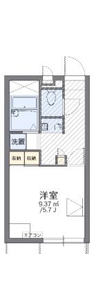 レオパレスアポロ 107｜埼玉県坂戸市清水町(賃貸アパート1K・1階・20.28㎡)の写真 その2