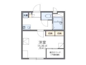 レオパレス武蔵ヶ丘II 205 ｜ 埼玉県飯能市本町（賃貸アパート1K・2階・25.44㎡） その2