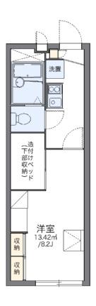 レオパレス平作 205｜千葉県市川市曽谷１丁目(賃貸アパート1K・2階・22.35㎡)の写真 その2