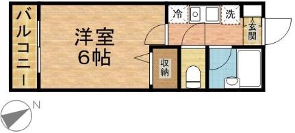 千葉県市川市下貝塚１丁目（賃貸マンション1K・2階・19.53㎡） その2