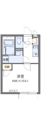 クレイノエスポワールV 101 ｜ 東京都江戸川区上篠崎２丁目（賃貸アパート1K・1階・20.02㎡） その2