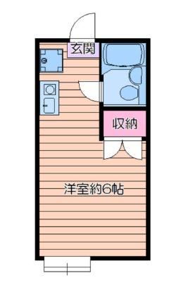 フォーラム篠崎 101｜東京都江戸川区鹿骨３丁目(賃貸アパート1R・1階・14.16㎡)の写真 その2