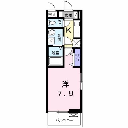 ＣＡＳＡ　193 201 ｜ 東京都江戸川区篠崎町４丁目（賃貸アパート1K・2階・26.09㎡） その2