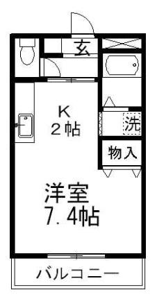 グランドール 305｜千葉県八千代市村上南４丁目(賃貸マンション1K・3階・25.92㎡)の写真 その2