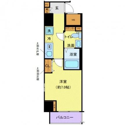 東京都大田区西蒲田６丁目(賃貸マンション1K・11階・26.04㎡)の写真 その2