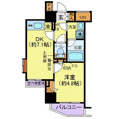 パレステュディオ目黒東 706｜東京都品川区東五反田５丁目(賃貸マンション1DK・7階・30.02㎡)の写真 その2