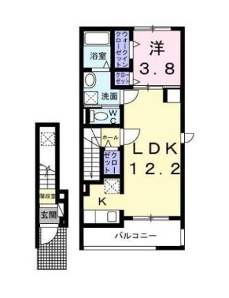 フォレストヒル 202｜東京都大田区中央５丁目(賃貸アパート1LDK・2階・42.56㎡)の写真 その2