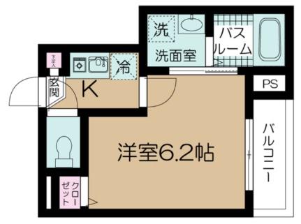 フェリーチェ梅屋敷ＩＩ 302｜東京都大田区北糀谷１丁目(賃貸アパート1K・3階・21.82㎡)の写真 その2