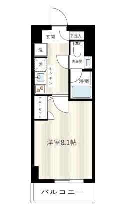 ＭＡＸＩＶ北糀谷 303号室｜東京都大田区北糀谷１丁目(賃貸マンション1K・3階・25.83㎡)の写真 その2