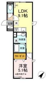 ローズヒル大井 202｜東京都品川区二葉３丁目(賃貸アパート1LDK・2階・34.18㎡)の写真 その2