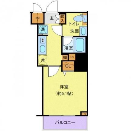 プレール・ドゥーク戸越銀座通り 102｜東京都品川区豊町１丁目(賃貸マンション1K・1階・20.19㎡)の写真 その2