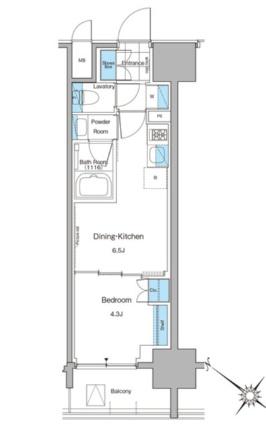 ルフォンプログレ西大井プレミア 602｜東京都品川区西大井１丁目(賃貸マンション1DK・6階・26.75㎡)の写真 その2