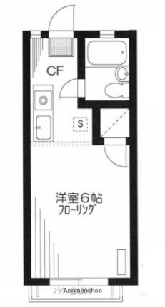 シャトル東蒲田 205｜東京都大田区東蒲田２丁目(賃貸アパート1K・2階・17.39㎡)の写真 その2