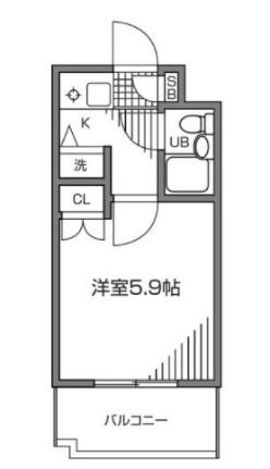 ジョイフル多摩川  ｜ 東京都大田区矢口３丁目（賃貸マンション1K・1階・16.65㎡） その2