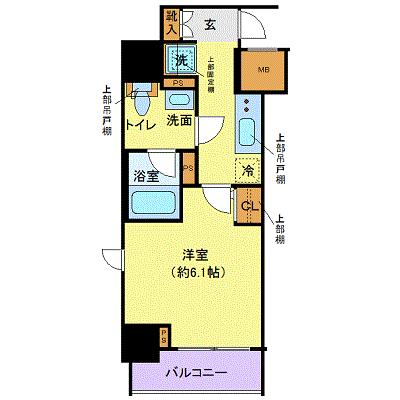 クレヴィスタ大森 201｜東京都品川区南大井５丁目(賃貸マンション1K・2階・22.50㎡)の写真 その2