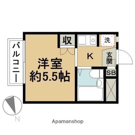 コーポ・ワタナベ ｜東京都江戸川区中葛西５丁目(賃貸マンション1K・2階・16.00㎡)の写真 その2