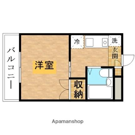 丸神第三マリーナ 110｜東京都八王子市千人町２丁目(賃貸マンション1R・1階・20.16㎡)の写真 その2