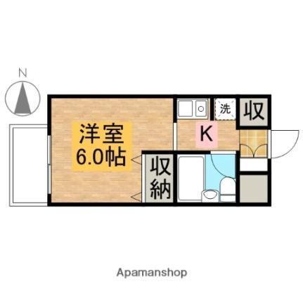 天野ビル 307 ｜ 東京都八王子市千人町１丁目（賃貸マンション1R・3階・18.00㎡） その2