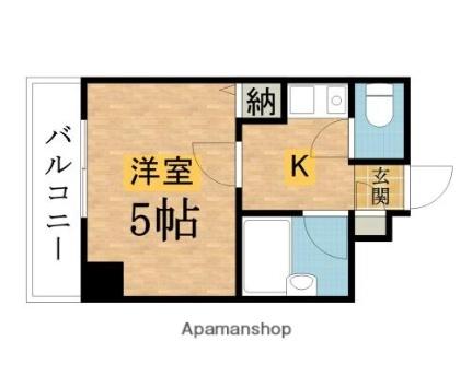 第5サンライズマンション 103｜東京都八王子市北野町(賃貸マンション1K・1階・19.44㎡)の写真 その2