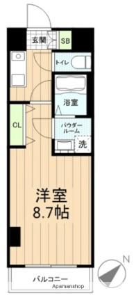 ＬＥＸＥ　ＡＺＥＳＴ横濱関内 ｜神奈川県横浜市中区松影町１丁目(賃貸マンション1K・9階・25.79㎡)の写真 その2