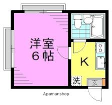 東京都杉並区和田３丁目（賃貸マンション1K・2階・16.34㎡） その2