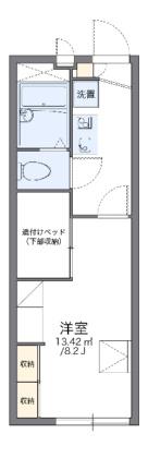 レオパレスアサヒプレイス 103｜東京都府中市朝日町１丁目(賃貸アパート1K・1階・22.35㎡)の写真 その2