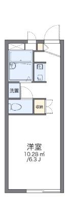 レオパレスＣＯＳＭＯＳ 102｜神奈川県横浜市青葉区榎が丘(賃貸アパート1K・1階・19.87㎡)の写真 その2