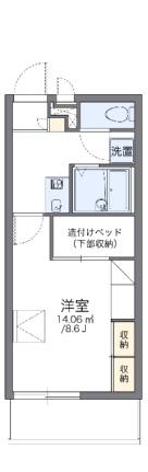 レオパレスグリーンパークアオキ 102｜神奈川県川崎市宮前区菅生２丁目(賃貸マンション1K・1階・23.18㎡)の写真 その2