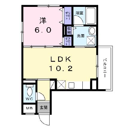 ラピスラズリ港北 103｜神奈川県横浜市都筑区牛久保東２丁目(賃貸マンション1LDK・1階・40.50㎡)の写真 その2