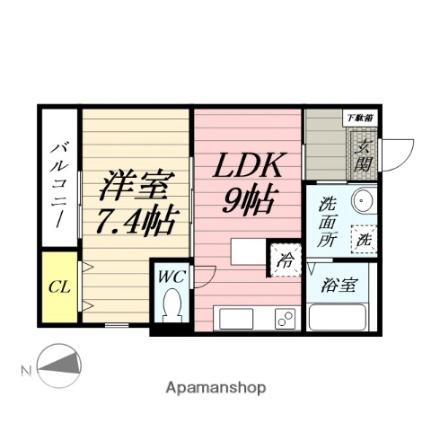 ハーミットクラブハウストゥギャザー花月（仮） 301｜神奈川県横浜市鶴見区東寺尾中台(賃貸アパート1LDK・3階・40.57㎡)の写真 その2