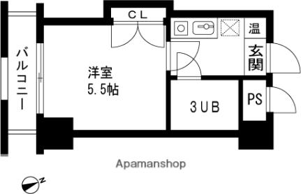 レクセル長岡 1203｜新潟県長岡市本町２丁目(賃貸マンション1K・12階・17.42㎡)の写真 その2