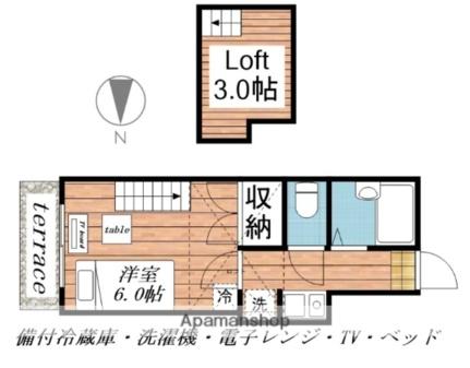 清水町第1レジデンス 102｜富山県高岡市清水町３丁目(賃貸アパート1K・1階・20.11㎡)の写真 その2