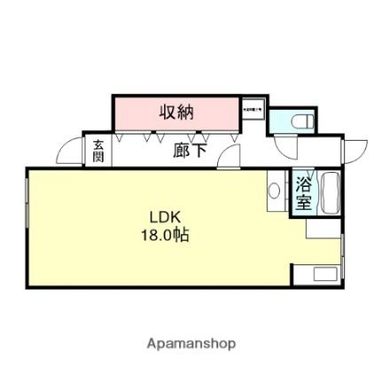 富山県高岡市東下関（賃貸マンション1R・1階・46.79㎡） その2