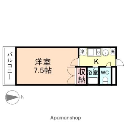 ジョイナス四ツ葉町　Ｂ棟 210 ｜ 富山県富山市四ツ葉町（賃貸マンション1K・2階・22.95㎡） その2