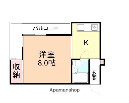 ハイツ山本 103｜富山県富山市五福(賃貸マンション1K・1階・26.97㎡)の写真 その2