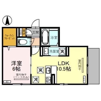 ＤーＲｅｓｉｄｅｎｃｅ諸江町ＨＥＬＺ 102｜石川県金沢市諸江町上丁(賃貸アパート1LDK・1階・40.18㎡)の写真 その2