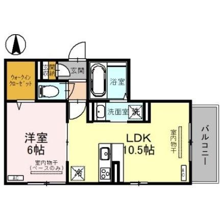 ＤーＲｅｓｉｄｅｎｃｅ諸江町ＨＥＬＺ 202｜石川県金沢市諸江町上丁(賃貸アパート1LDK・2階・40.18㎡)の写真 その2