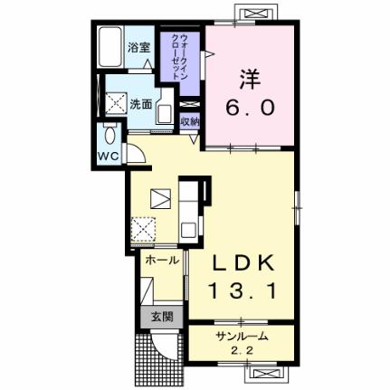 アルバ　カーサ 102 ｜ 福井県福井市新保１丁目（賃貸アパート1LDK・1階・50.01㎡） その2