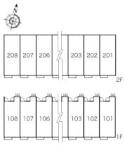 レオパレスパストラル甲斐 107 ｜ 山梨県甲斐市竜王新町（賃貸アパート1K・1階・23.60㎡） その17