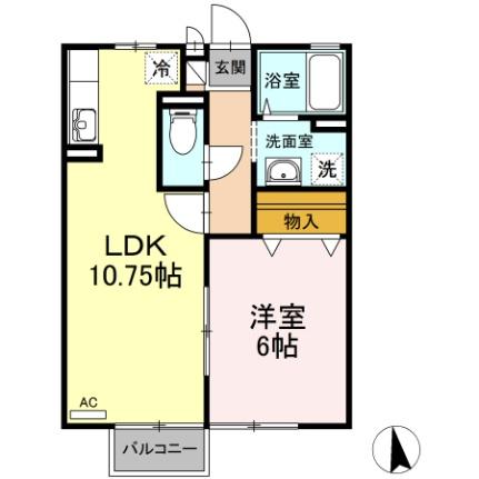 山梨県南巨摩郡富士川町青柳町（賃貸アパート1LDK・2階・40.16㎡） その2