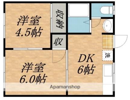 ラ・ルーナ 11 ｜ 長野県上伊那郡箕輪町大字中箕輪（賃貸アパート2DK・2階・34.70㎡） その2