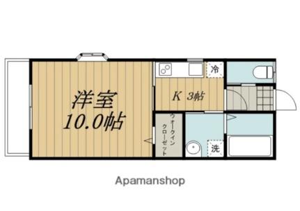 メロウキャッスルみょう 2-A ｜ 長野県飯田市松尾明（賃貸アパート1K・1階・33.12㎡） その2