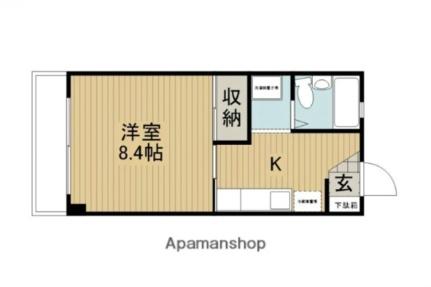 ダイヤモンドマンション 305 ｜ 長野県諏訪郡下諏訪町東四王（賃貸アパート1K・3階・27.80㎡） その2