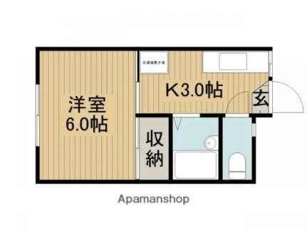 サンコーポすわ 210 ｜ 長野県諏訪市大字四賀赤沼（賃貸アパート1K・2階・24.75㎡） その2