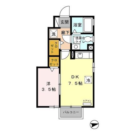 長野県長野市大字小柴見（賃貸アパート1DK・1階・29.43㎡） その2