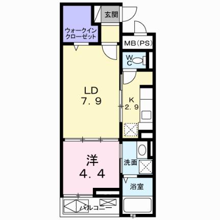 ベルファミーユ 203 ｜ 長野県長野市吉田１丁目（賃貸マンション1LDK・2階・39.32㎡） その2