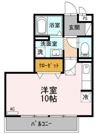 ジュネス 101｜静岡県三島市南二日町(賃貸アパート1R・1階・28.78㎡)の写真 その2