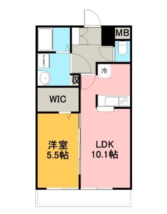 セレスト 205｜静岡県沼津市岡宮(賃貸マンション1LDK・2階・41.00㎡)の写真 その2